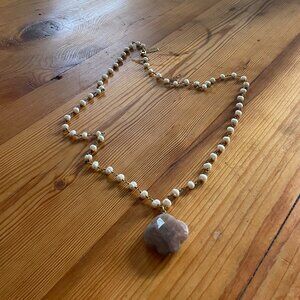 Cute Artisan Lavender Necklace